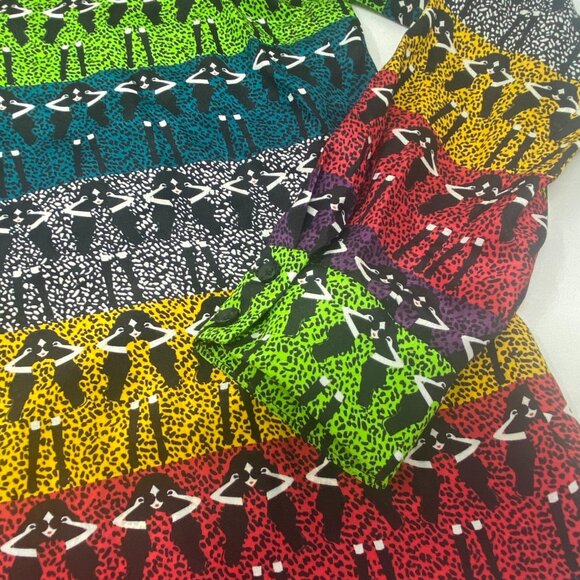 Alice + Olivia Willa Ombre Stace Face Silk Blouse Small - Picture 6 of 10